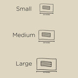 Flat Rectangle Hair Clip | Small | Merry Pinkmas