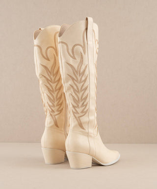 The Samara Off White Boot