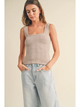 Textured Knitted Tank