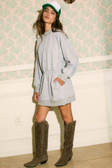 The Reese Long Sleeve Terry Mini Dress