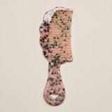 Scalloped Resin Handle Comb