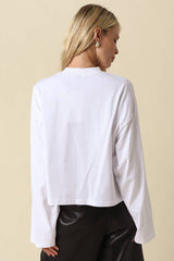Nellie Long Sleeve Crew Neck Tee