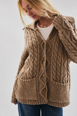 The Greta Oversized Pocket Cardigan