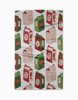 Christmas Eggnog Tea Towel