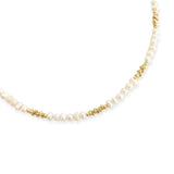 Gilded Pearl Necklace