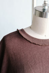 Evie Pleated Crew Sweatshirt