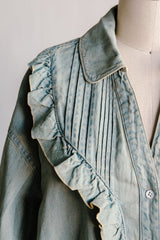 Free People Tattered & Ruffle Top