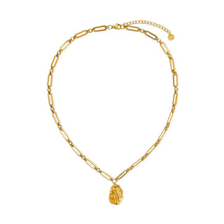 Hammered Pendant Necklace