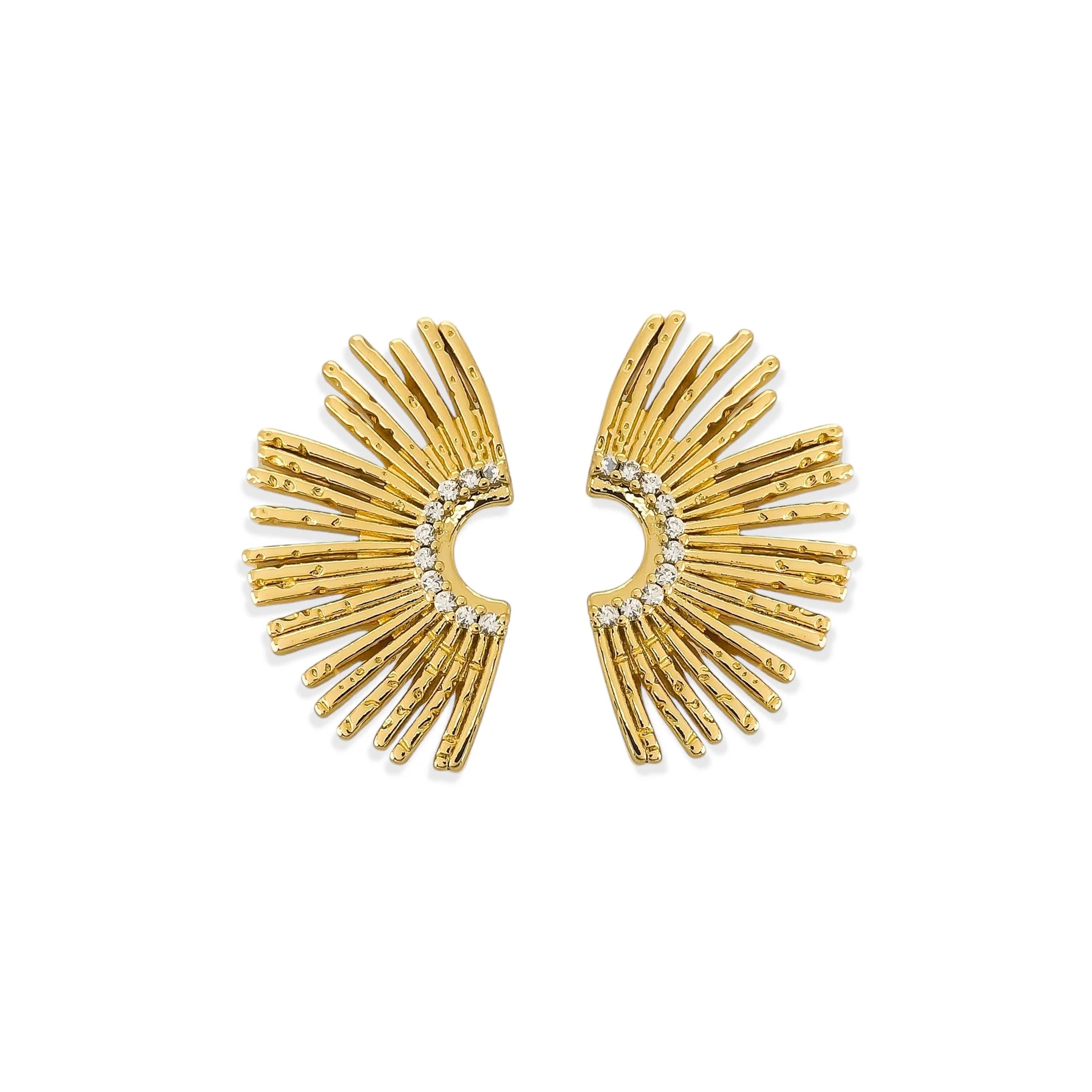 Small Sunburst Earrings