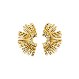 Small Sunburst Earrings