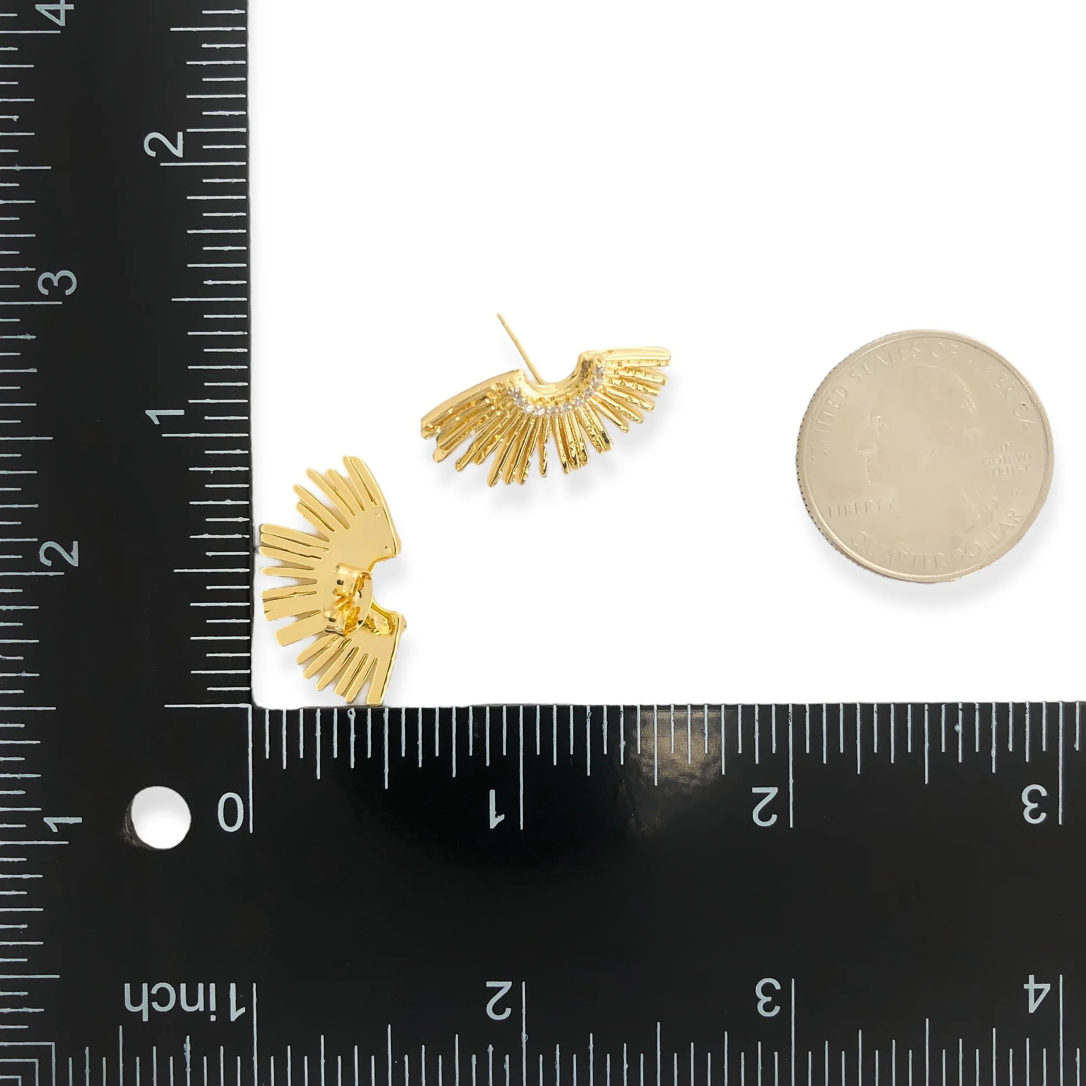 Small Sunburst Earrings