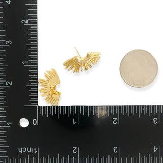 Small Sunburst Earrings