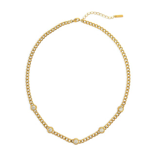 Bezel Chain Necklace