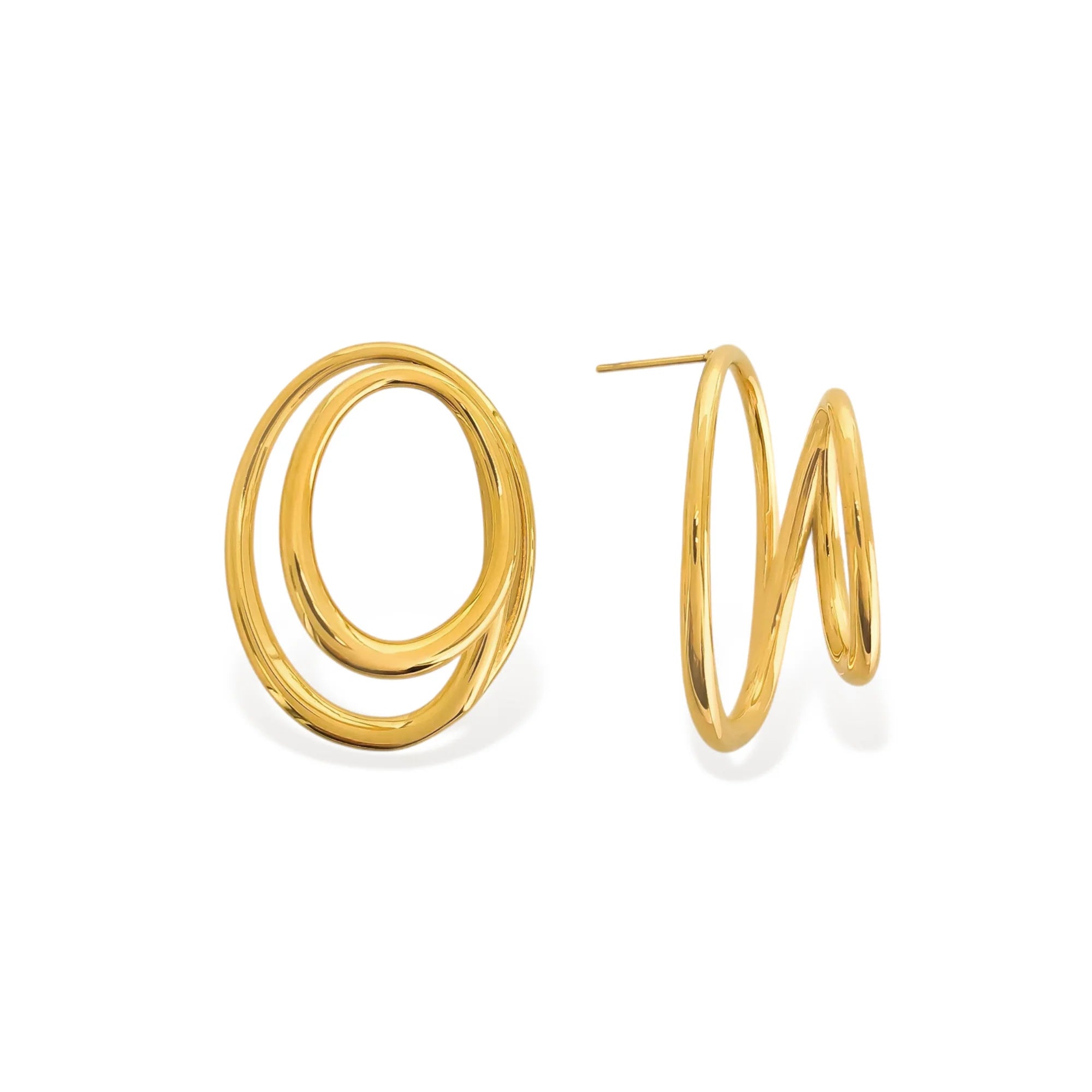 Double Oval Earring