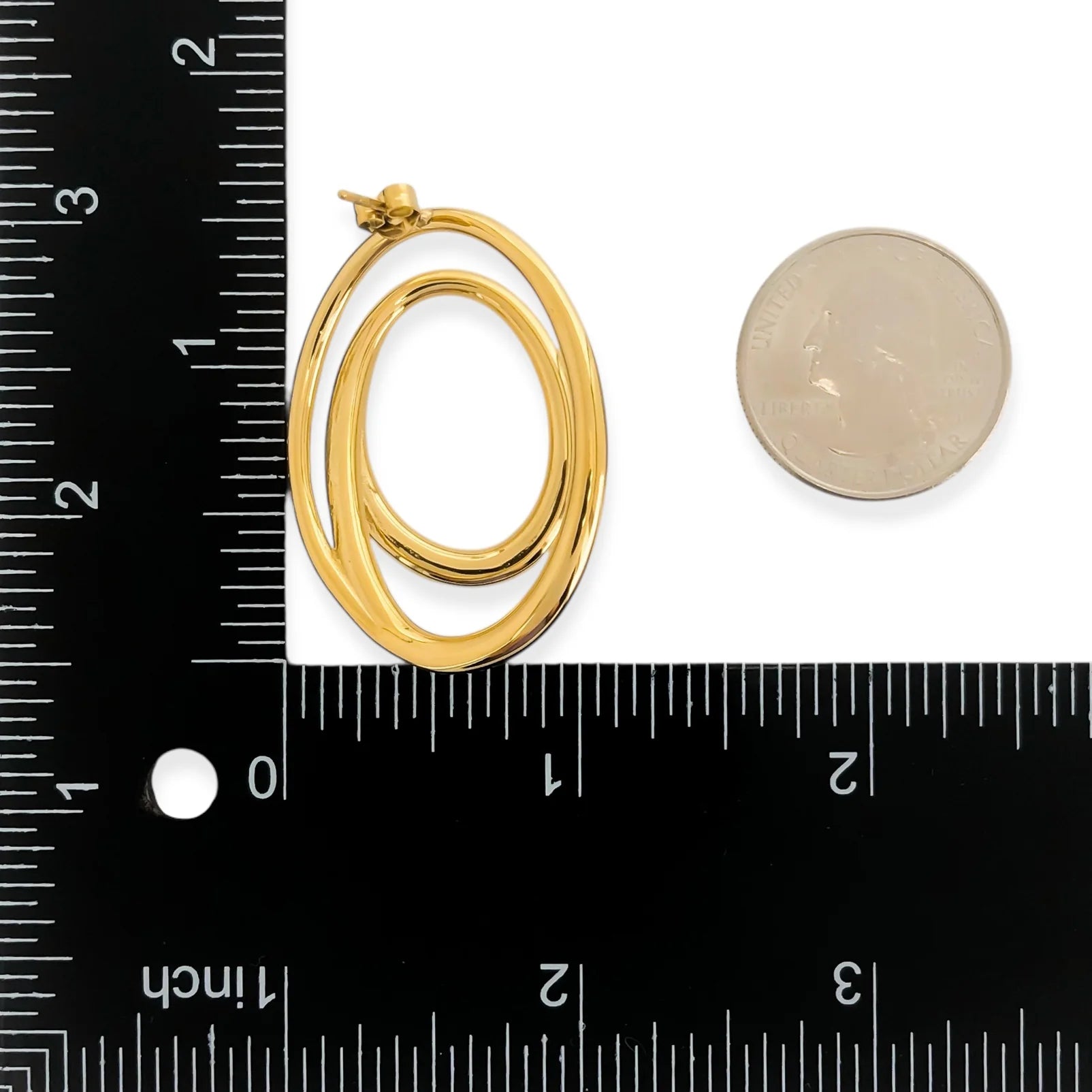 Double Oval Earring