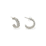 Twisted Double Hoop Earrings