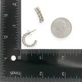 Twisted Double Hoop Earrings