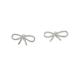 Ribbon Stud Earrings
