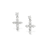 Cross Drop Earrings