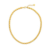 Woven Gold Necklace
