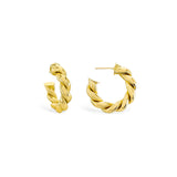 Twisted Hoop Earrings