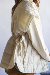 High Neck Quilted Padded Vest