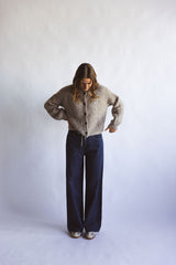 Roundneck Button Cardigan