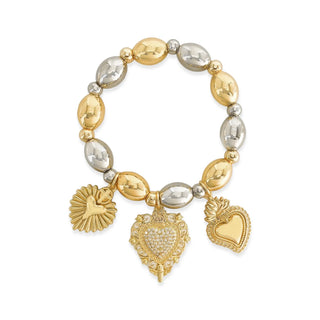 Heart Charm Bracelet