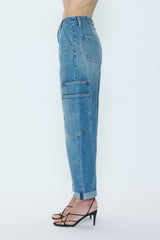 SONNY MULTI POCKET HIGH RISE BARREL