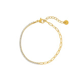 Sparkling Paperclip Bracelet