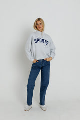 NAVY SPORTS - MOCKNECK