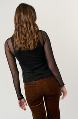 TESS MESH FUNNEL NECK TWO-FOR