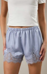 Silk lace shorts