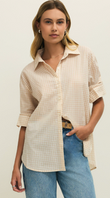 Seaport Button Top