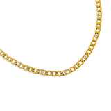Curb Chain Sparkle Necklace