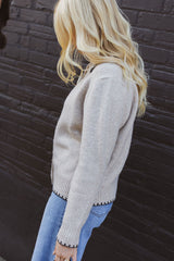 Collar Stitch Cardigan