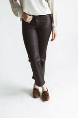 Pistola Lennon High Rise Jean Coated Brown