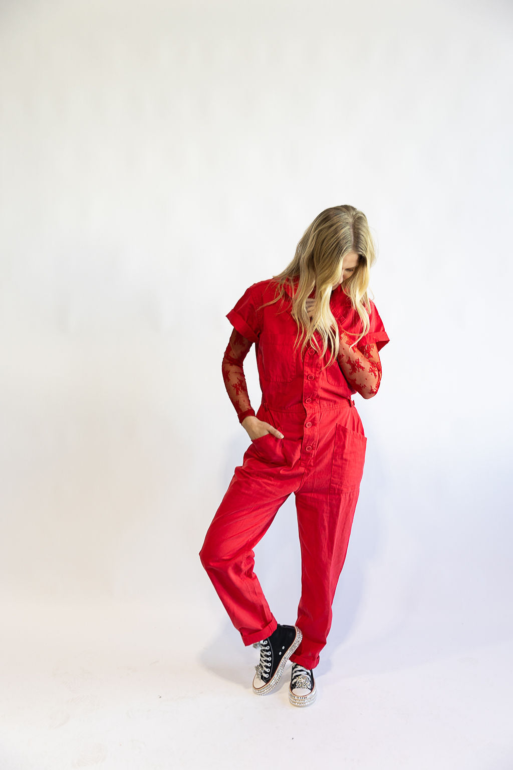 Red Grover Jumpsuit