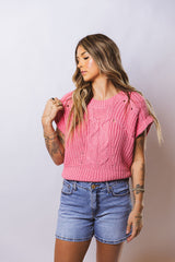 Pistacchio Knit Vest