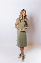 Sage Alina Washed Midi Dress
