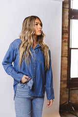 Super Soft Denim Button Down Shirt