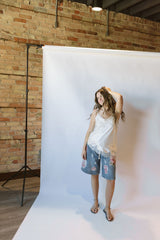 Flower Patch Bermuda Shorts