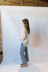 Seaport Button Top