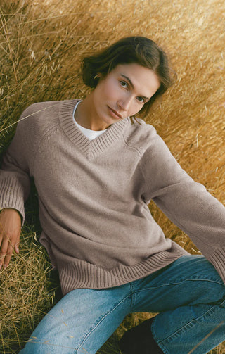 Boulevard V-Neck Sweater