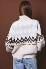 Snowbound Fair Isle Sweater Jacket