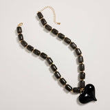 Resin Heart Necklace