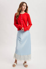 Round Neck Cardi