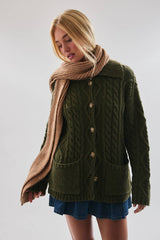 The Greta Oversized Pocket Cardigan