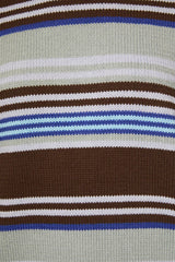 Weekend Mode Stripe Sweater and Wide Leg Pant Set