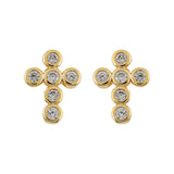 Mimi Mini Cross Earrings